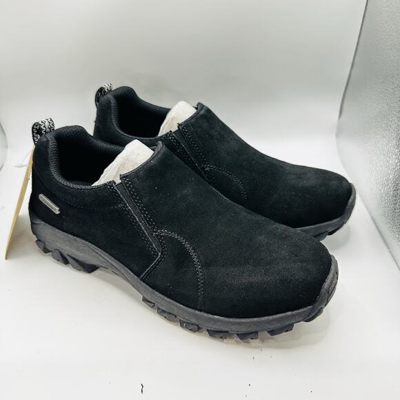 Size 7.5 - Bearpaw Max Black II (011) Womens Slip In Suede Shoe - Picture 2 of 6